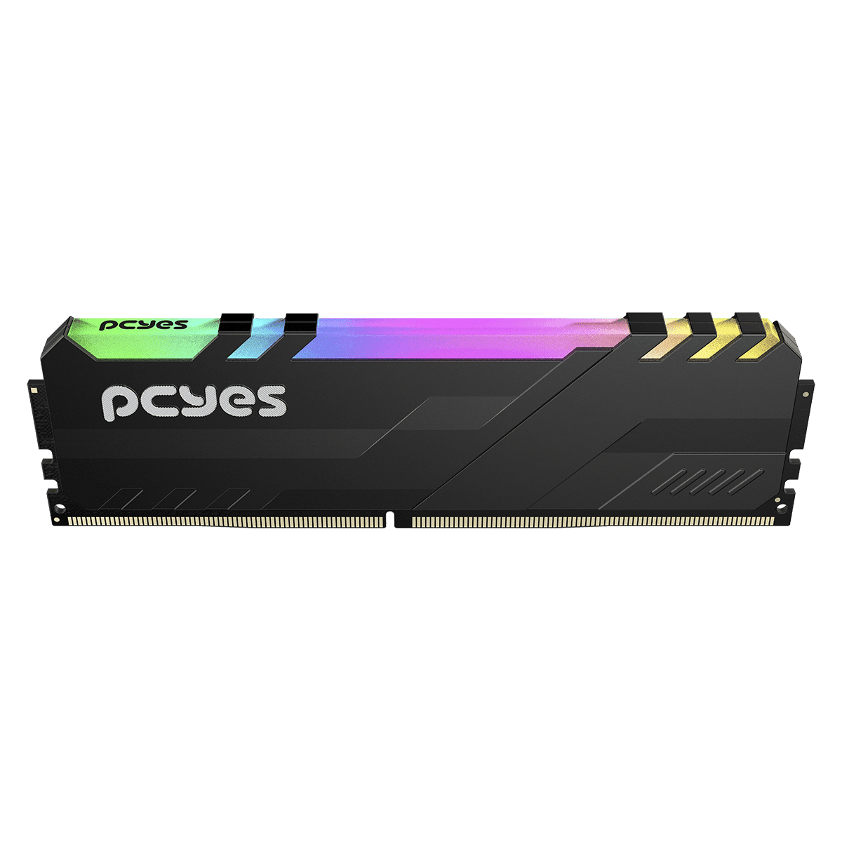 Memória gamer UDIMM 16GB DDR5 5600MHz – preta com RGB (PM165600D5BR)