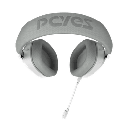 Headset PCYES Gamer Nowy White Ghost USB Surround 40mm RGB Microfone Destacável HGNW40WG 3