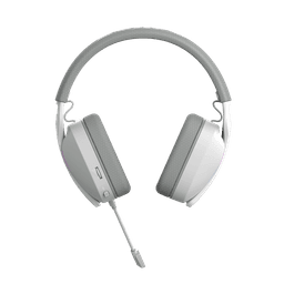 Headset PCYES Gamer Nowy White Ghost USB Surround 40mm RGB Microfone Destacável HGNW40WG 5