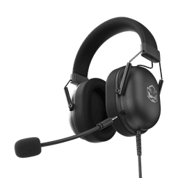 Headset PCYES Gamer Kamar Black Vulcan USB 50mm Microfone Destacável HGKM50BV 2