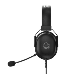 Headset PCYES Gamer Kamar Black Vulcan USB 50mm Microfone Destacável HGKM50BV 4