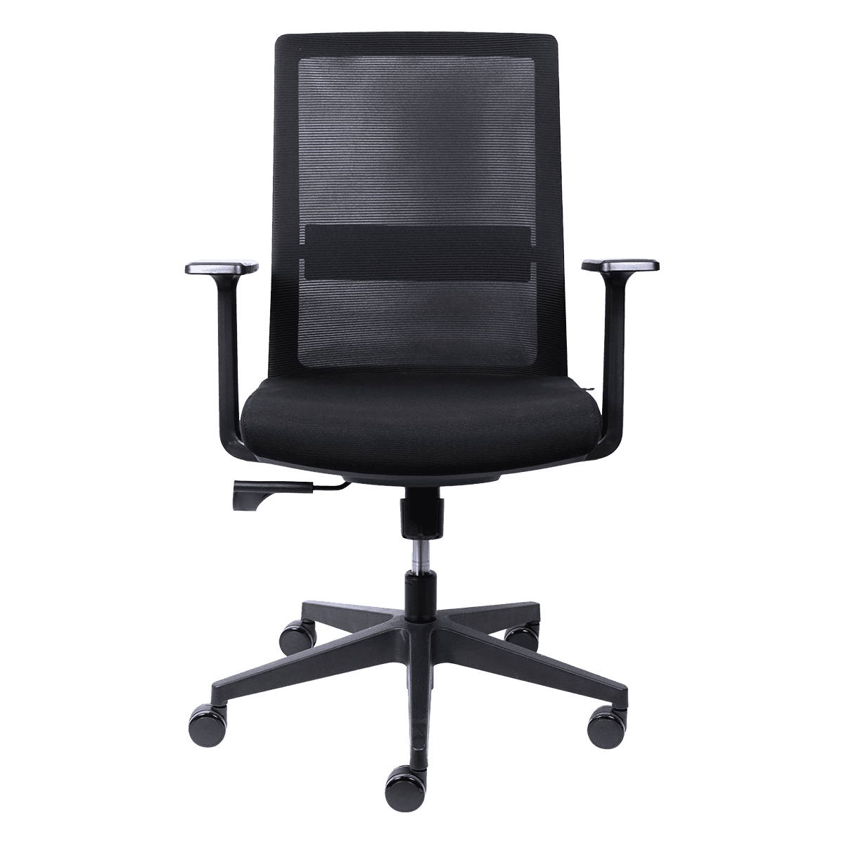 Cadeira Ergonômica Office PCYES B3 Preta com Tela Mesh em destaque