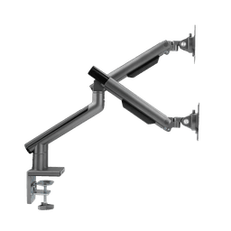 Suporte Para 2 Monitores PCYES 17-32 Pistão Mola USB 3.0 SM-015GD 4