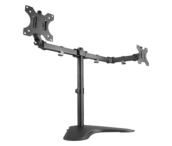 Suporte de Mesa para 2 Monitores PCYES 13-32" Ajuste de Altura PLMSM02A