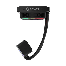Water Cooler PCYES Tundra Black Vulcan ARGB 120mm WCTBK120 5