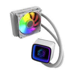 Water Cooler PCYES Tundra White Ghost ARGB 120mm TDP 150W WCTWG120 2