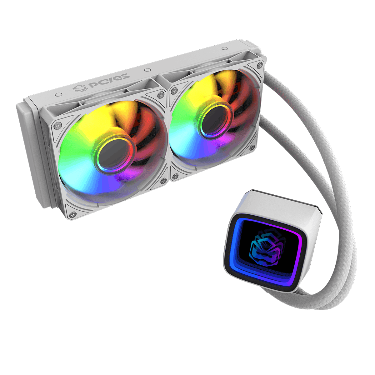Water Cooler PCYES Tundra White Ghost Argb 240 Mm Wctwg 240