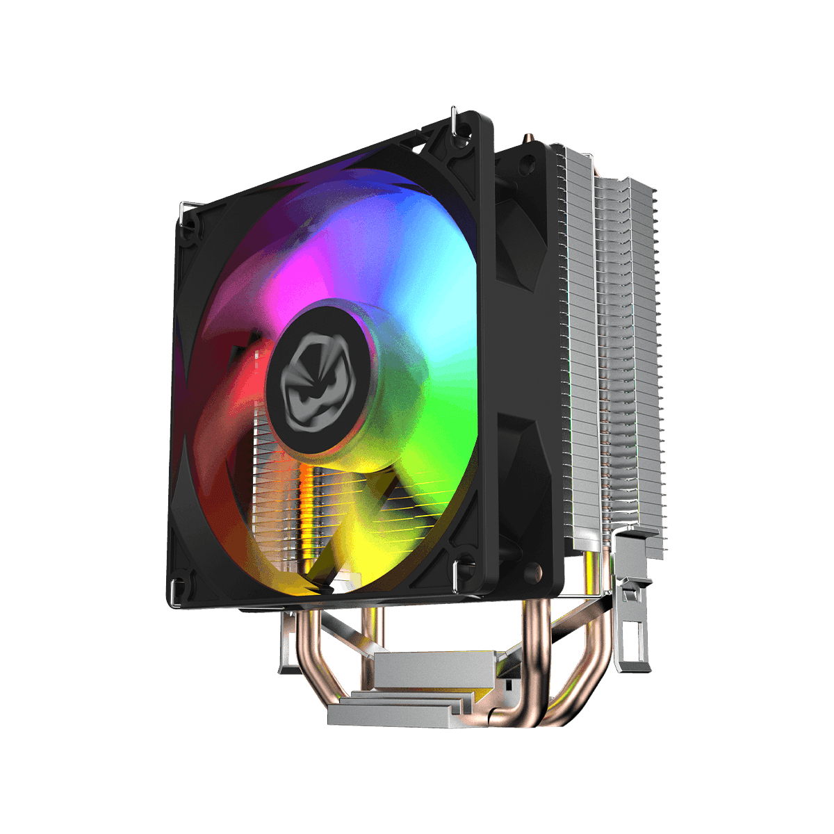 Cooler para Processador PCYES Tundra 90 Black Vulcan LED Rainbow TDP 115W ACTBKA90