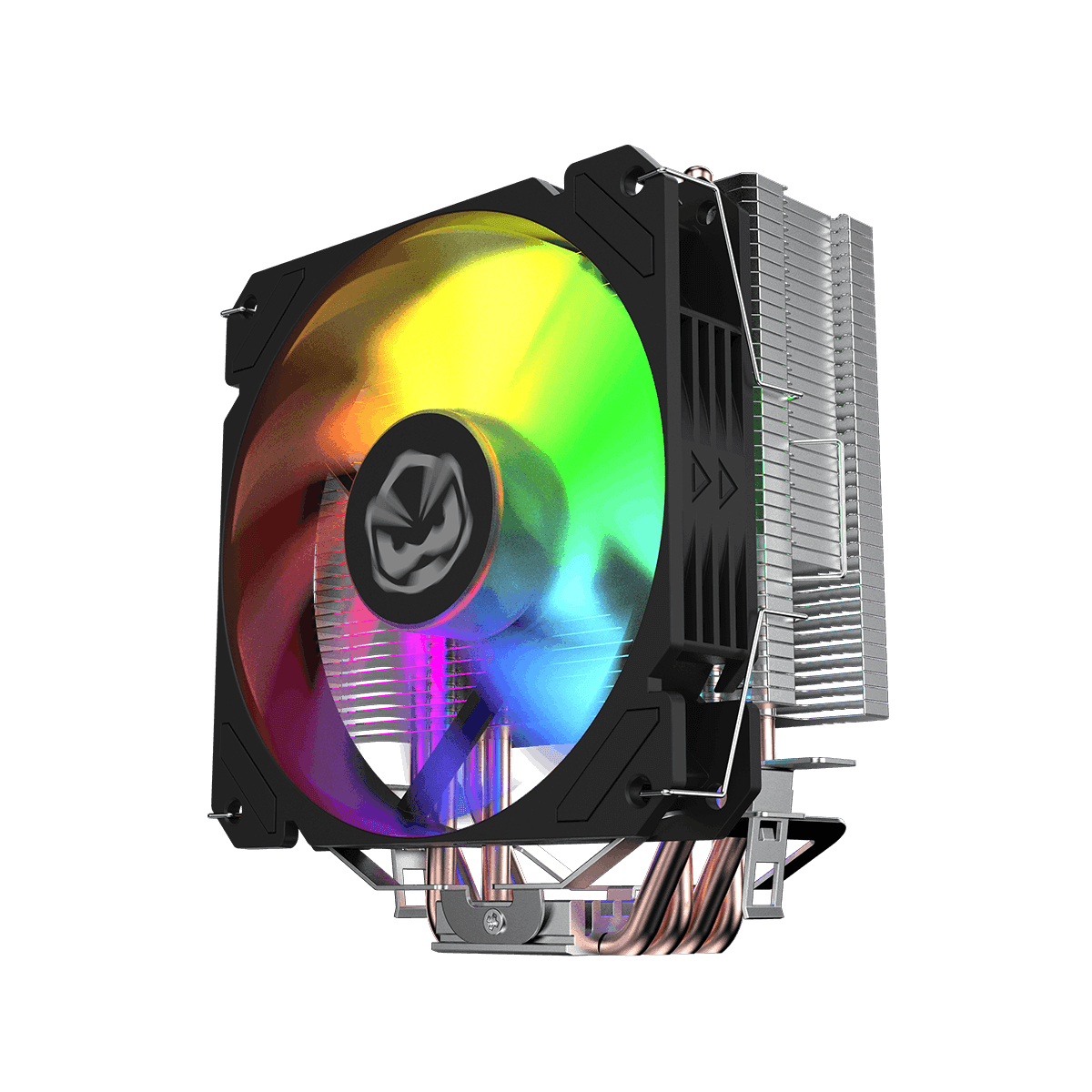 Cooler para Processador PCYES Tundra 120 Black Vulcan LED Rainbow TDP 160W ACTBKA120