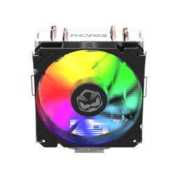 Cooler para Processador PCYES Tundra 120 Black Vulcan LED Rainbow TDP 160W ACTBKA120 2