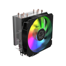 Cooler para Processador PCYES Tundra 120 Black Vulcan LED Rainbow TDP 160W ACTBKA120 3
