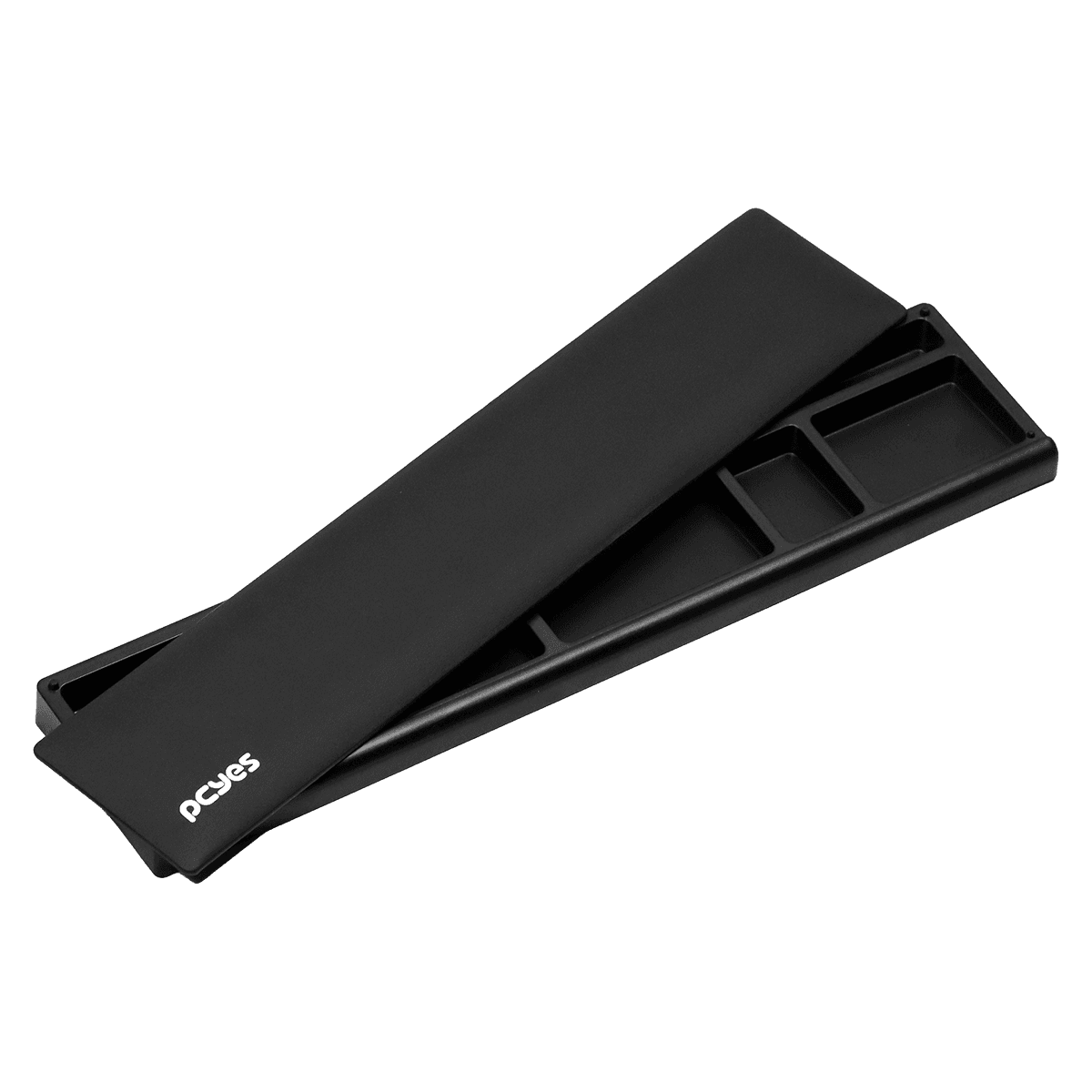 Apoio de Pulso PCYES Ergonômico com Organizador 355x80mm Base Antiderrapante APORG01