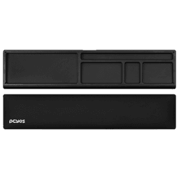 Apoio de Pulso PCYES Ergonômico com Organizador 355x80mm Base Antiderrapante APORG01 4