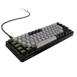 Teclado Mecânico PCYES Mecka 65% ABNT2 Outemu Red com Knob e RGB Rainbow TPMKBVRD 2