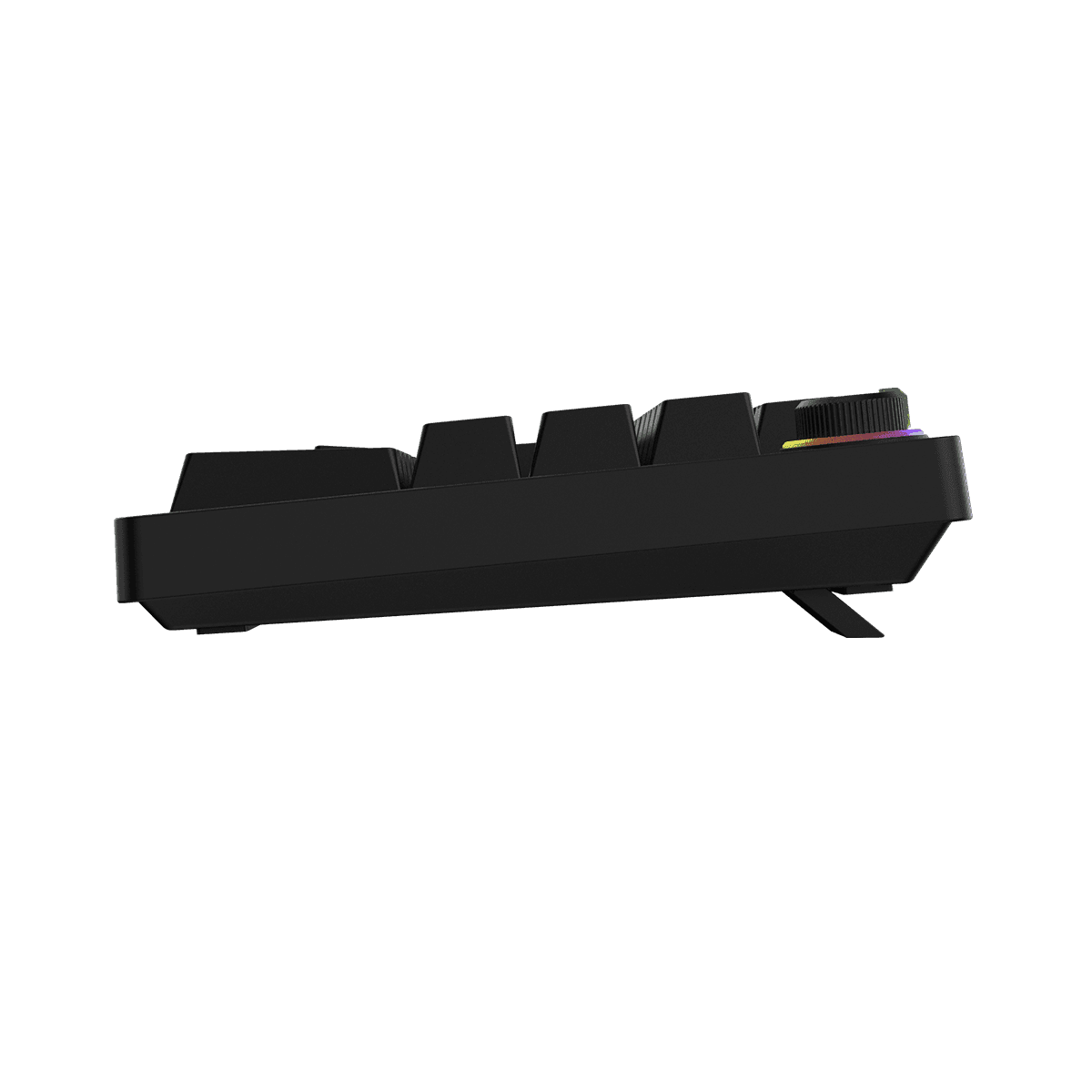 Teclado Mecânico PCYES Zecky Black Vulcan 100% ABNT2 Outemu Red RGB PTZKBVRD detalhe
