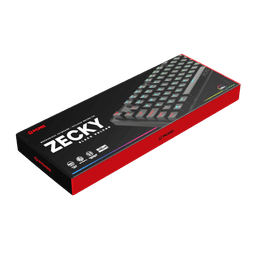 Teclado Mecânico PCYES Zecky Black Vulcan 100% ABNT2 Outemu Red RGB PTZKBVRD 5