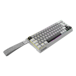 Teclado PCYES Magnético Gamma White Ghost RGB 8000Hz USB PMGMWG 3