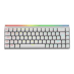 Teclado Mecânico PCYES Shiyan White Ghost 60% ABNT2 Outemu Blue RGB TPSHWGBL 1