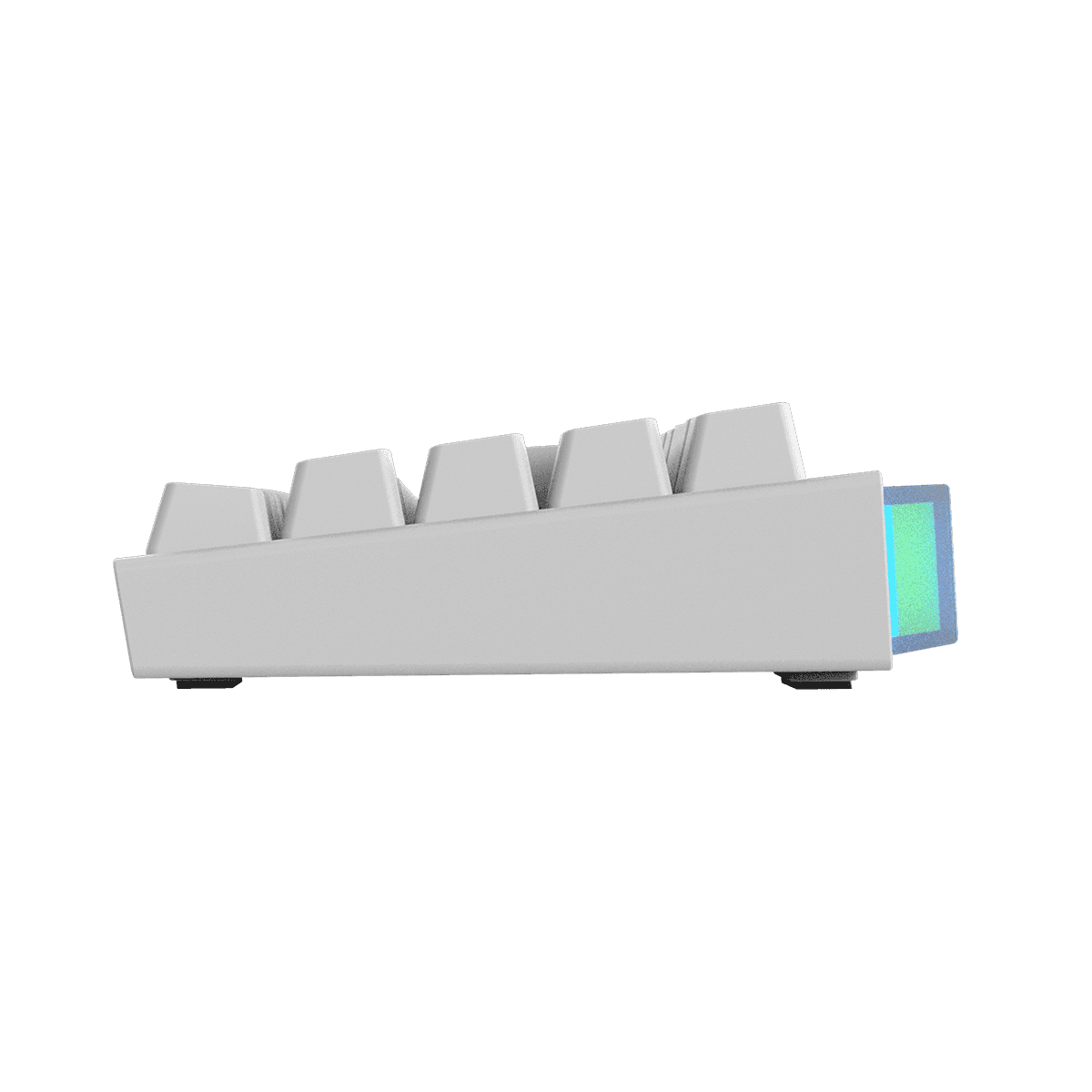 Teclado Mecânico PCYES Shiyan White Ghost 60% ABNT2 Outemu Blue RGB TPSHWGBL detalhe