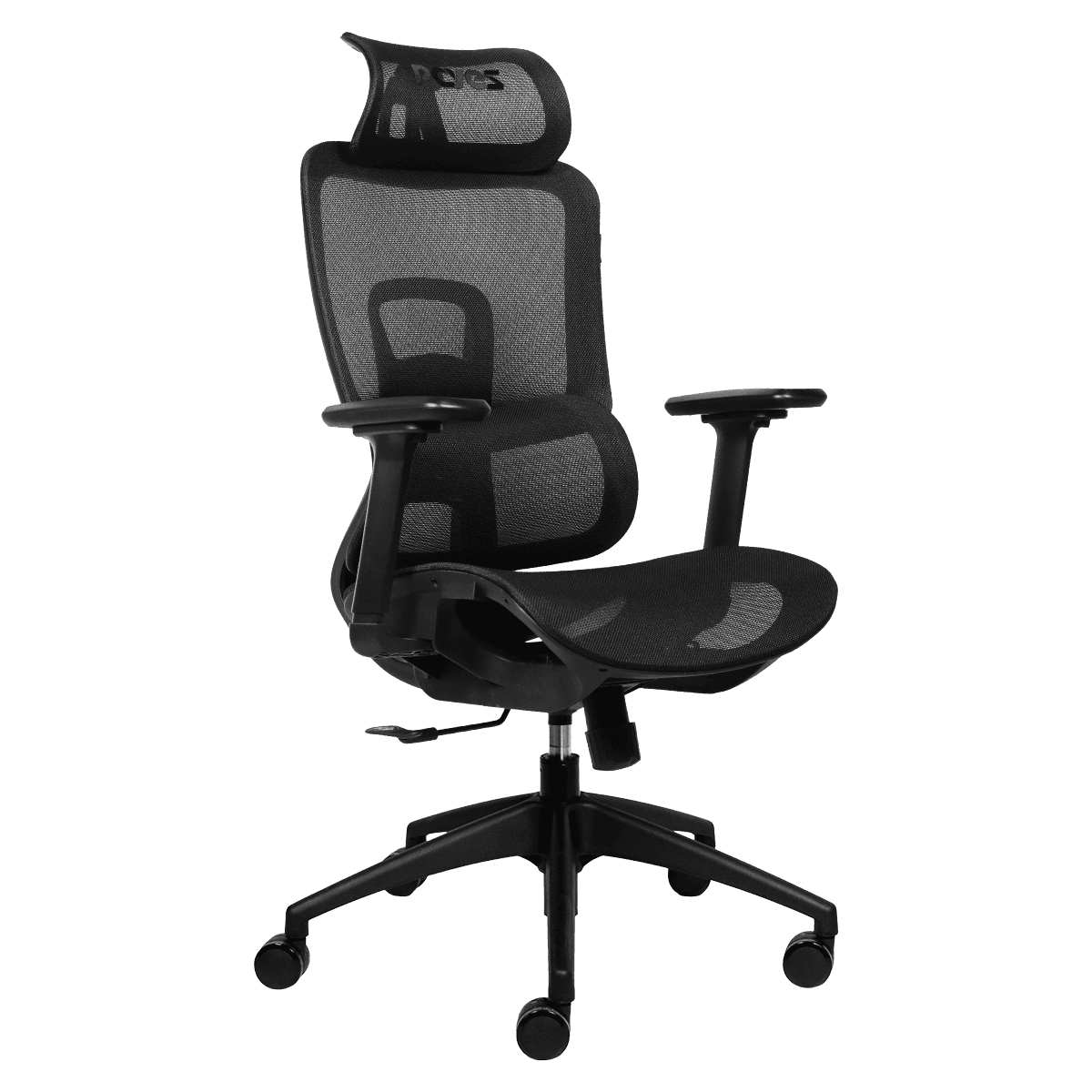 Cadeira Office Ergonômica MS5 Preta com Apoio 3D e Mesh Respirável PCYes