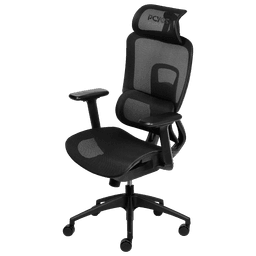 Cadeira Office Ergonômica MS5 Preta com Apoio 3D e Mesh Respirável PCYes 2