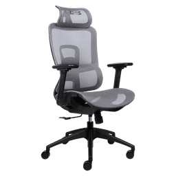 Cadeira Office PCYES Ergonômica MS5 Cinza com Apoio 3D e Mesh Respirável 1
