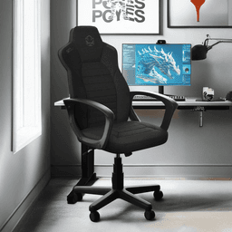 Cadeira Gamer STI Comfort Shadow Preta com Inclinação 135° 6