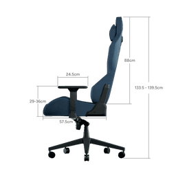 Cadeira Gamer PCYES Ergonômica Sentinel Indigo PCSTL-ID 6