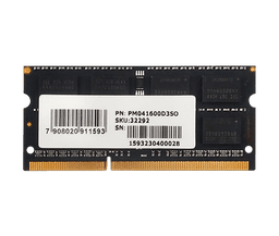 Memória PCYES SODIMM 4GB DDR3 1600MHz Notebook PM041600D3SO 4