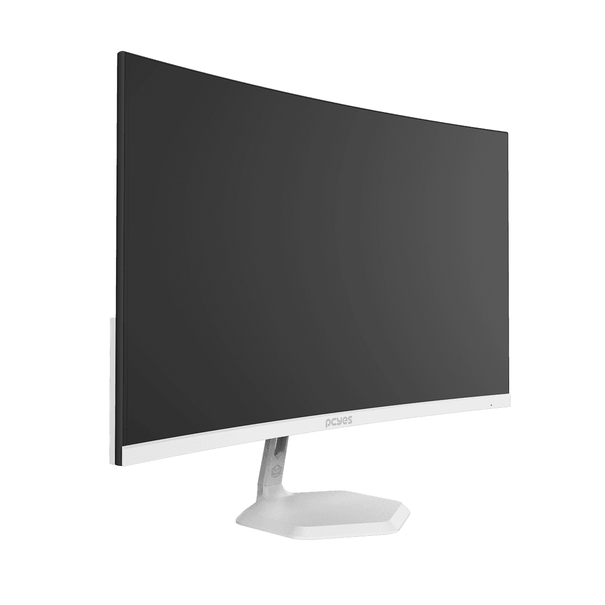Monitor Gamer PCYES Quartzo Q23C 23.8 Curvo VA FHD 100Hz 5ms FreeSync White PM3G0Q023C100WG detalhe