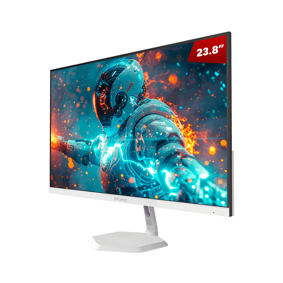 Monitor Gamer PCYES O-Creed O23F 23.8 Flat IPS FHD 180Hz 1ms FreeSync White PMGO32030F180WG