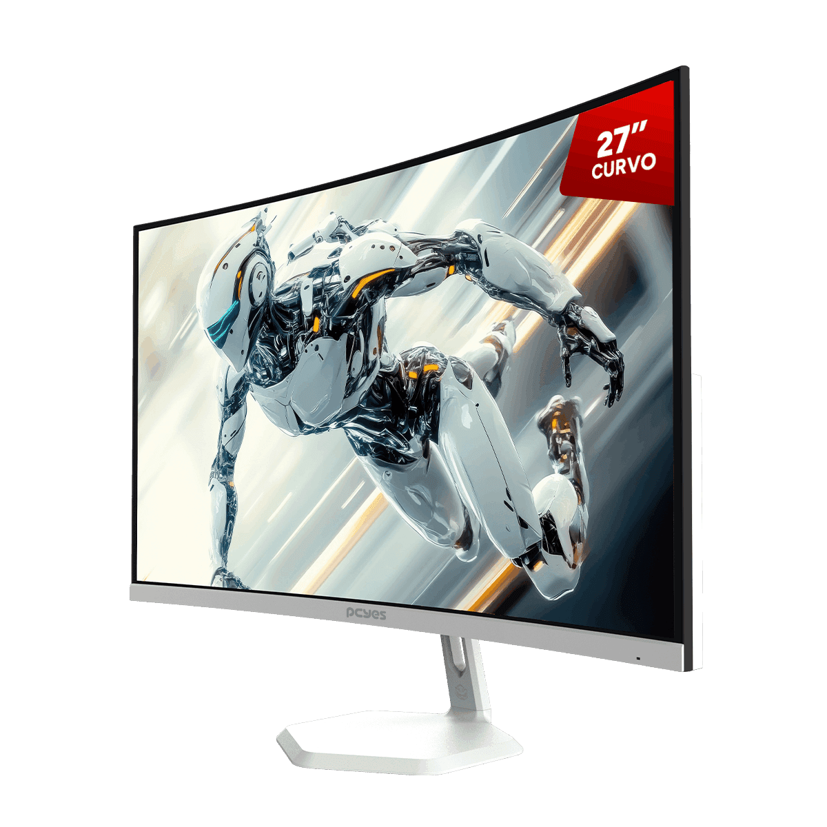 Monitor Gamer PCYES O-Creed O27C 27 Curvo VA FHD 180Hz 1ms FreeSync White PMGO32070C180WG