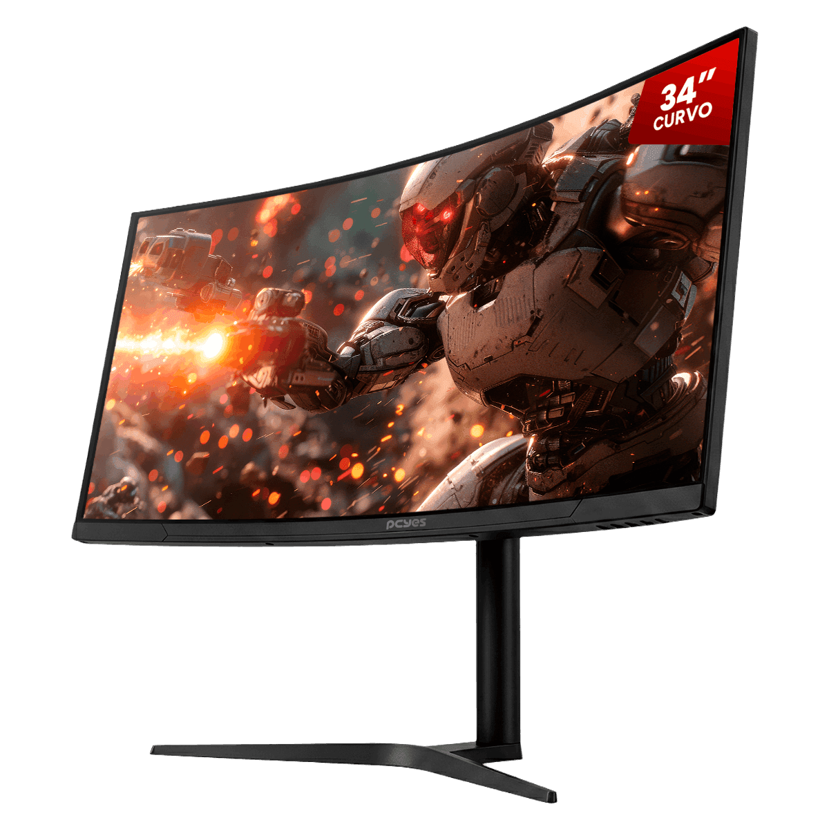 Monitor Gamer PCYES Z-Max Z34C 34 Curvo VA WQHD 165Hz 1ms FreeSync USB-C PMGZ34C165WG