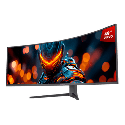 Monitor Gamer Pcyes Z-max Z49c 49´curvo Dqhd 120hz 1ms Hdmi/dp/usb Type-c Has Speaker Freesync Black Vulcan Pmgz49c144bv 1