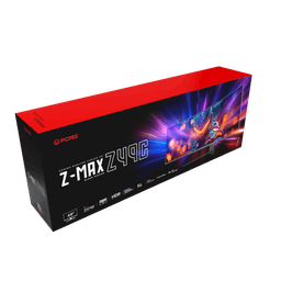 Monitor Gamer Pcyes Z-max Z49c 49´curvo Dqhd 120hz 1ms Hdmi/dp/usb Type-c Has Speaker Freesync Black Vulcan Pmgz49c144bv 7