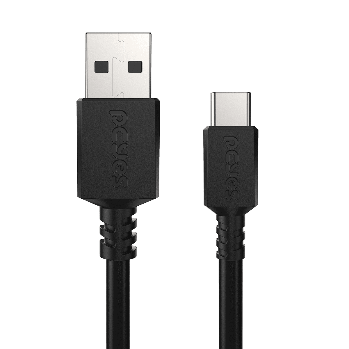 Cabo PCYES USB A para USB Tipo-C 1 Metro 3A 480Mbps PUACP-01 detalhe