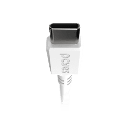 Cabo PCYES USB A 2.0 para USB Tipo-C 50cm 3A Branco PUACB-05 5