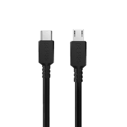 Cabo PCYES USB Tipo-C para Micro USB B 2.0 1 Metro 3A 480Mbps PUCMP-1 3