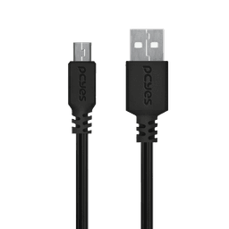 Cabo PCYES Micro USB para USB A 2.0 3 Metros 480Mbps PMUAP-3 3