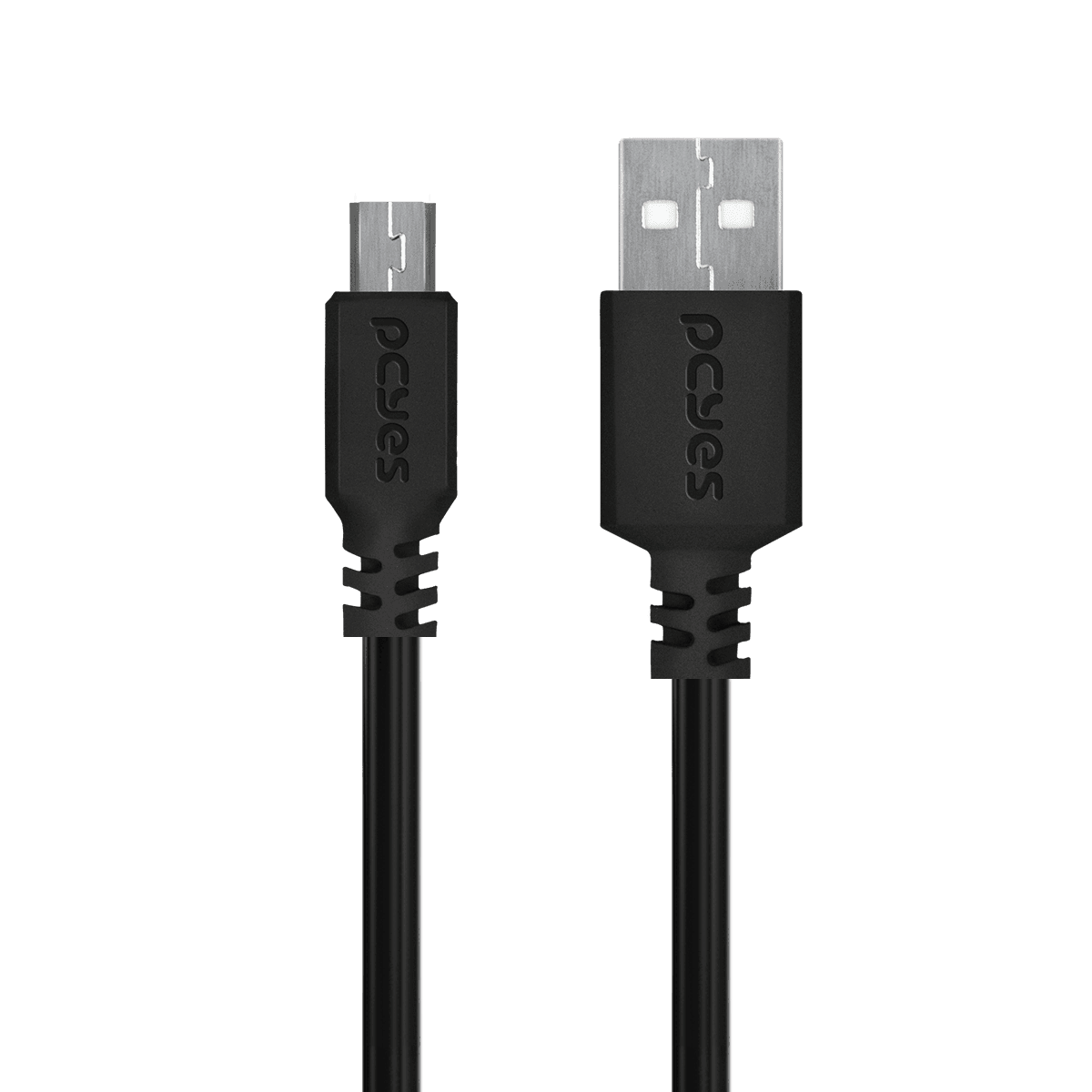 Cabo PCYES Micro USB para USB A 2.0 3 Metros 480Mbps PMUAP-3 detalhe