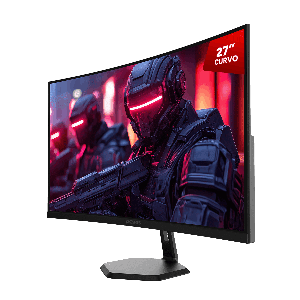 Monitor Gamer PCYES O-Creed O27CQ 27 Curvo QHD VA 180Hz 1ms FreeSync G-Sync PM1G00O27CQ180BV