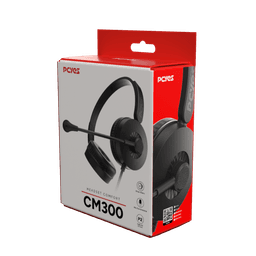Headset PCYES Comfort CM300 P2 3,5mm Driver 40mm com Microfone Omnidirecional CM300P2 6
