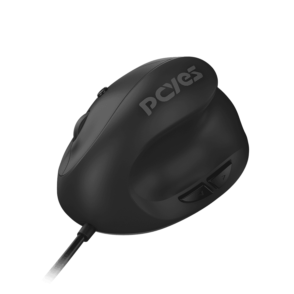 Mouse PCYES Vertical Ergonômico Rest MRSC01 com DPI Ajustável e Cliques Silenciosos