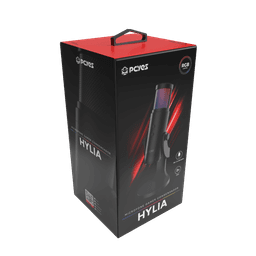 Microfone PCYES Gamer Hylia USB RGB com Mute e Cápsula Condensadora 6