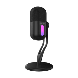 Microfone PCYES Gamer Hylia USB RGB com Mute e Cápsula Condensadora 1