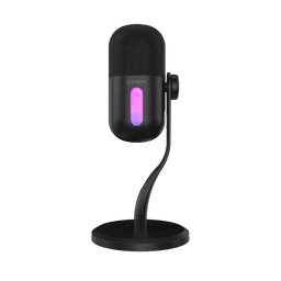 Microfone PCYES Gamer Hylia USB RGB com Mute e Cápsula Condensadora 2