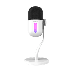Microfone PCYES Gamer Volini USB RGB com Mute Touch e Captação Cardioide 2