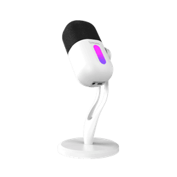Microfone PCYES Gamer Volini USB RGB com Mute Touch e Captação Cardioide 3