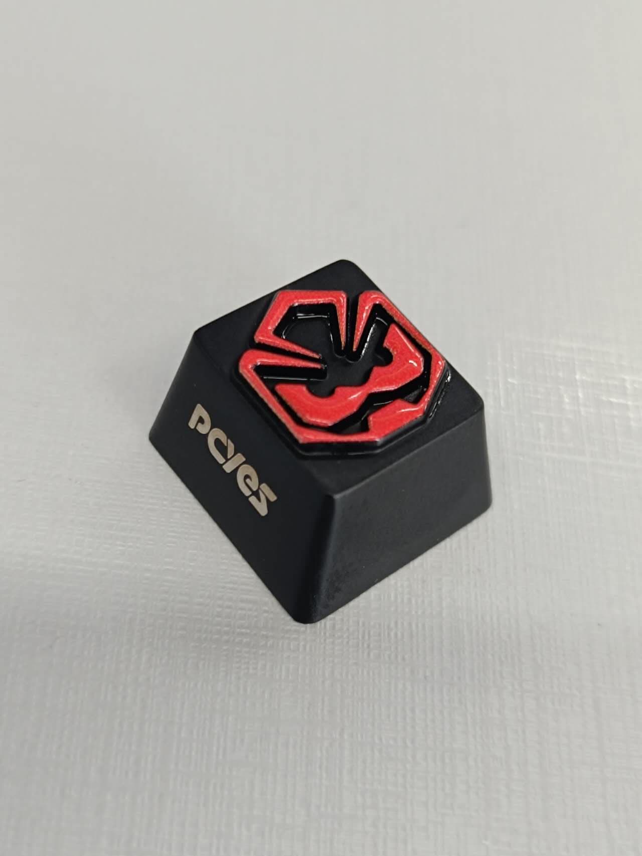 Keycap Pcyes Metal Black Vulcan
