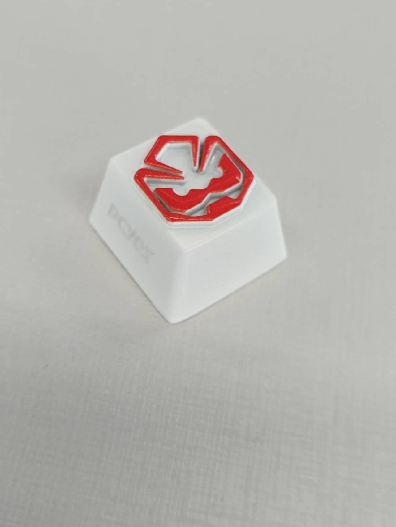 Keycap Pcyes Metal White Ghost